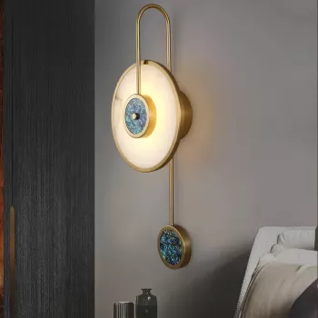 Nordic Luxury Marble Round Pendant Lamps