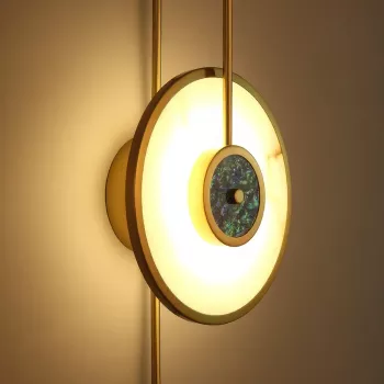 Nordic Luxury Marble Round Pendant Lamps