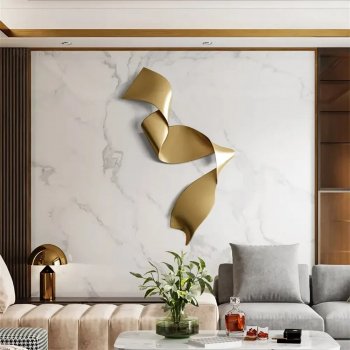Italian Minimalist Wrought Iron Wall Art