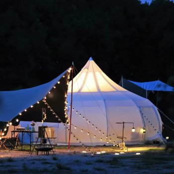 Starry Sky Glamping Tent - Deluxe Outdoor Camping Dome, Waterproof & Spacious