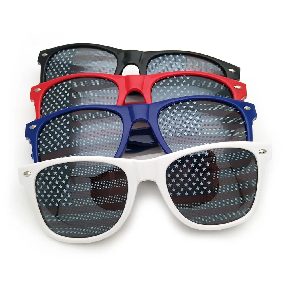 Reflective American Flag Stick Patches