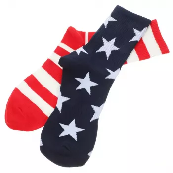Patriotic American Flag Mid-Calf Festival Socks