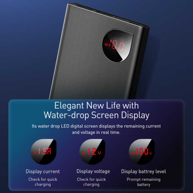 22.5W Metal Power Bank with 10000mAh Capacity - Image 3