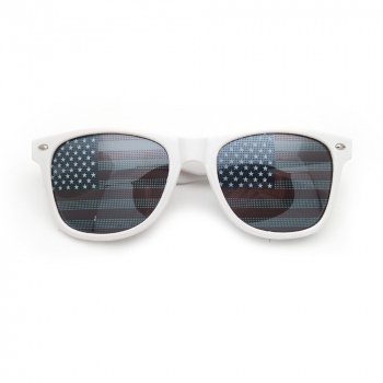 Reflective American Flag Stick Patches