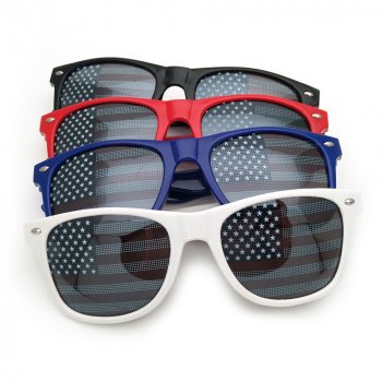 Reflective American Flag Stick Patches