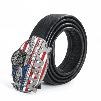 American Bald Eagle Naval Warship Belt Buckle