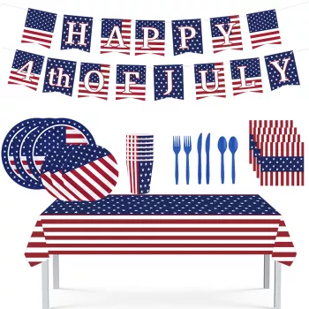 Patriotic Independence Day Party Disposable Cutlery Set