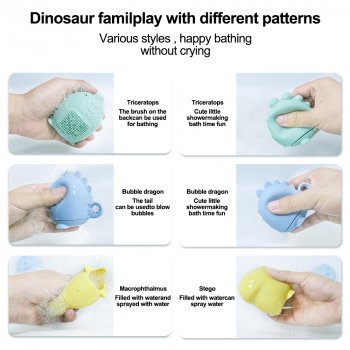 3pcs Dinosaur Bath Toys for Kids