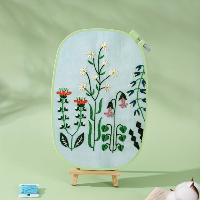 Versatile Rectangular Hand Embroidery Frame Set