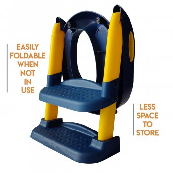 Adjustable Potty Seat with Ladder for Kids
