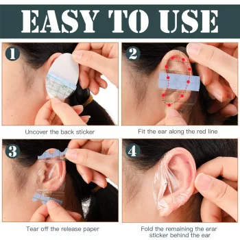 Waterproof Disposable Ear Stickers