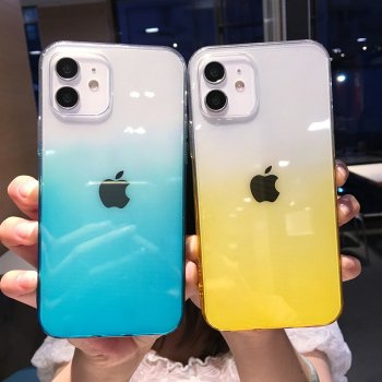 Ultra Thin Gradient Clear Case for iPhone