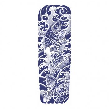 Herbal Full Arm Sleeve Temporary Tattoo