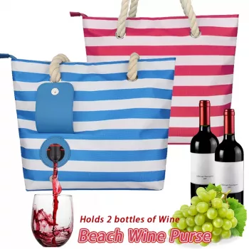 Portable Insulated Wine Tote Bag