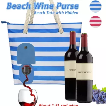 Portable Insulated Wine Tote Bag