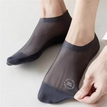 3 Pairs/pack Big Men Boat Socks
