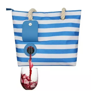 Portable Insulated Wine Tote Bag