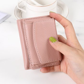 Short Simple Tri-fold Wallet