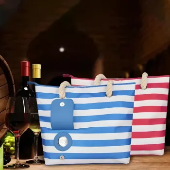 Portable Insulated Wine Tote Bag