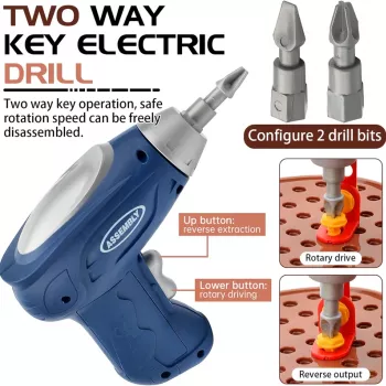 Children's Electric Drill Toolbox