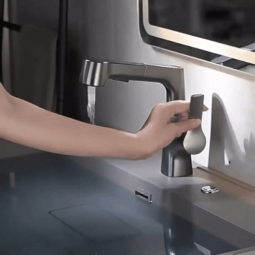 Bathroom Faucet Hot and Cold Water Mixer Tap1