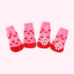4Pcs Cute Pet Dog Socks