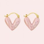 Elegant Heart-Shaped Earrings