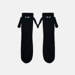 Magnetic Attraction Cartoon Eye Couple Socks