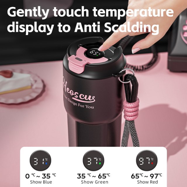 650ML Intelligent Temperature Display Coffee Mug - Image 5