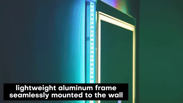 RGB LED Bathroom Mirror