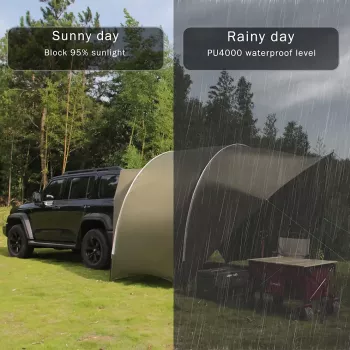 Versatile Outdoor Camping Car Rear Tent
