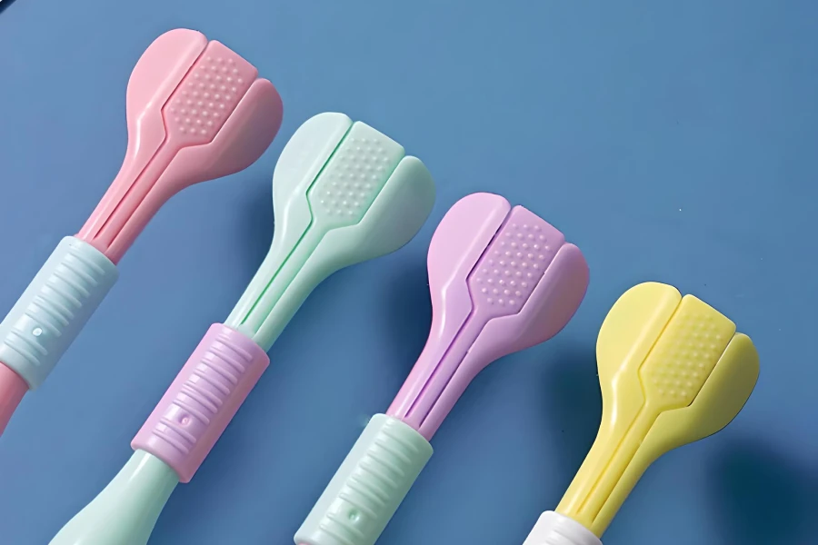 Triple-Sided Ultra-Fine Soft Bristle Toothbrush