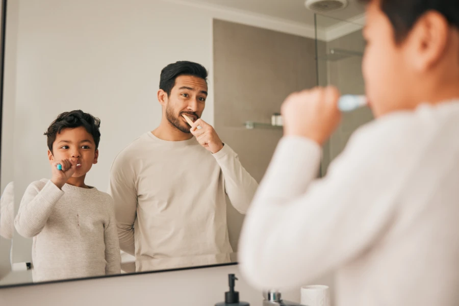 Triple-Sided Ultra-Fine Soft Bristle Toothbrush