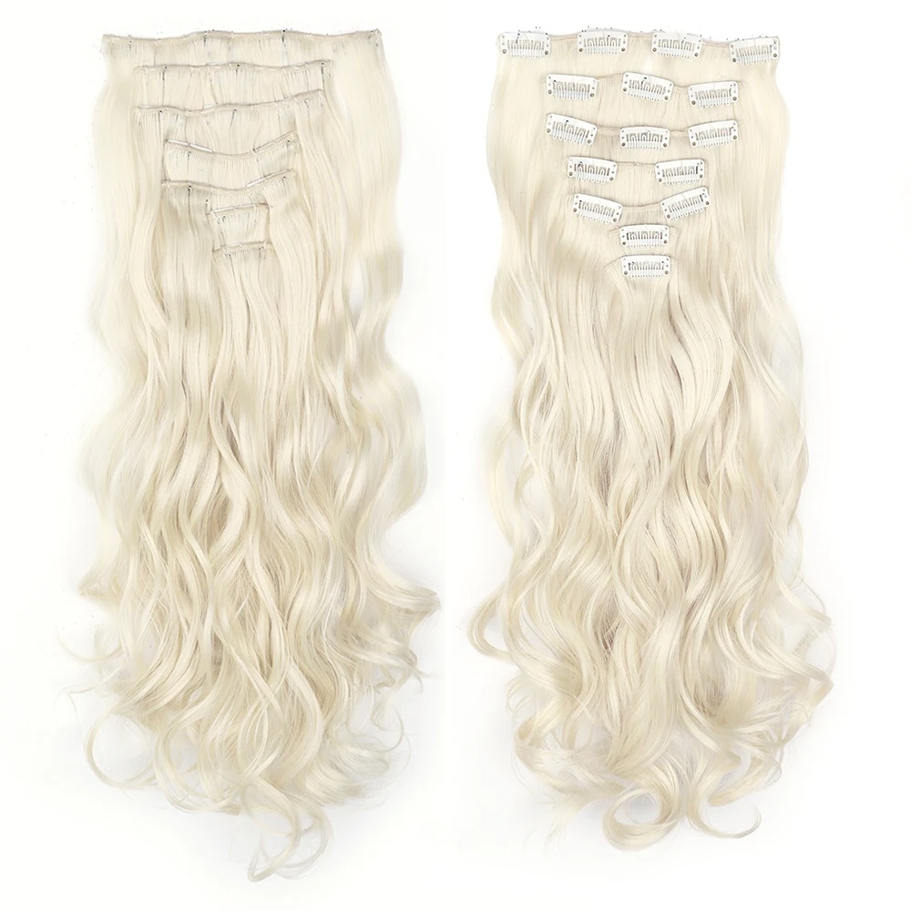 Platinum Blonde Wavy