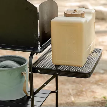Foldable Outdoor Cooking Table – Portable Camping Kitchen Work Station