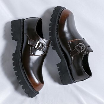 Vintage British Men’s Formal Leather Loafers