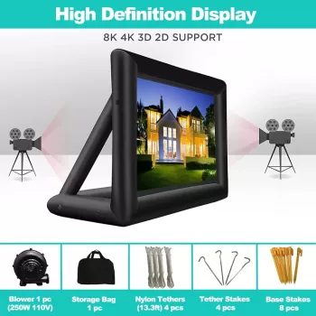 240IN Inflatable Projector Screen for Outdoor Movie Nights
