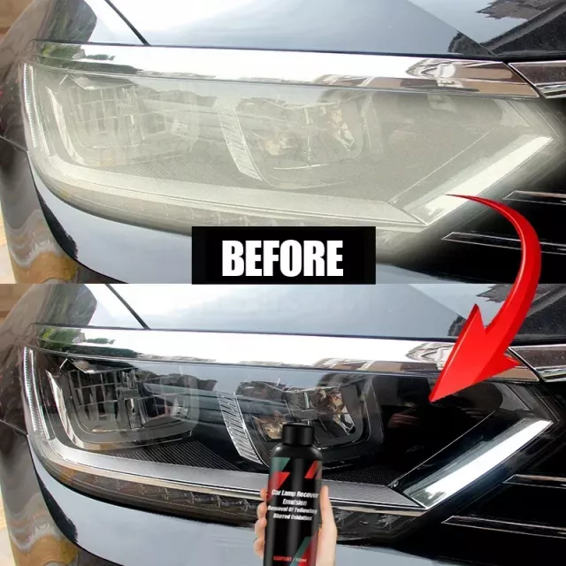 Car Headlight Restoration & Polishing Kit: Renew, Repair & Shine