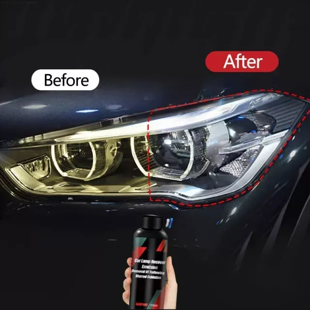 Car Headlight Restoration & Polishing Kit: Renew, Repair & Shine