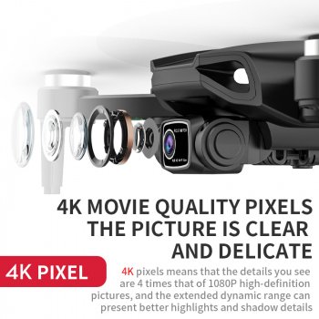 GPS 4K HD Dual Camera Foldable Quadcopter