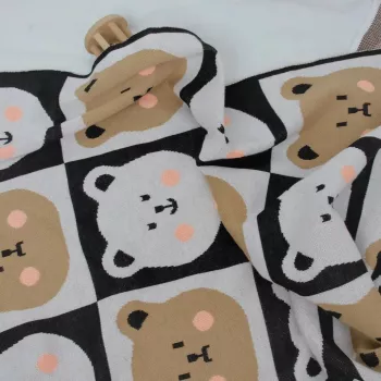 Cozy Knitted Baby Blankets - Cotton and Bamboo Fiber Swaddle Wraps