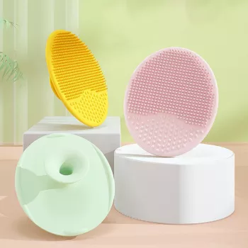 Soft Silicone Shampoo Brush for Baby Bathing