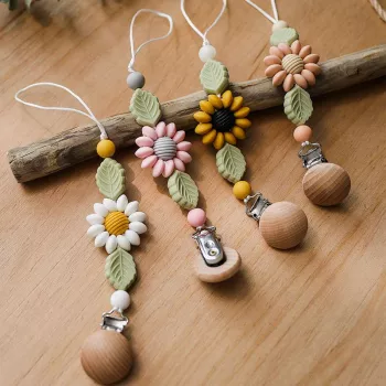 Handmade Silicone Pacifier Chain