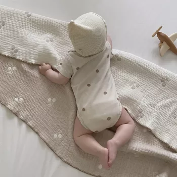 Newborn Baby Cartoon Muslin Swaddle Blanket