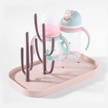 Baby Bottle Drying Rack - Drainer Holder for Bottles, Pacifiers & Cups