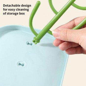 Baby Bottle Drying Rack - Drainer Holder for Bottles, Pacifiers & Cups