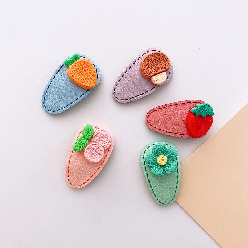 Adorable Mini Korean Snap Hooks Hairpins for Baby Girls