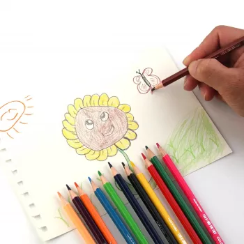 12Pcs Watercolor Colored Pencils Set for Drawing and Sketching