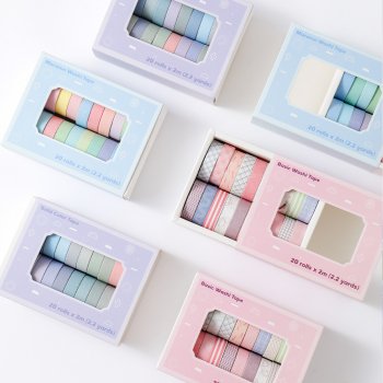 20 Rolls Washi Tape Set