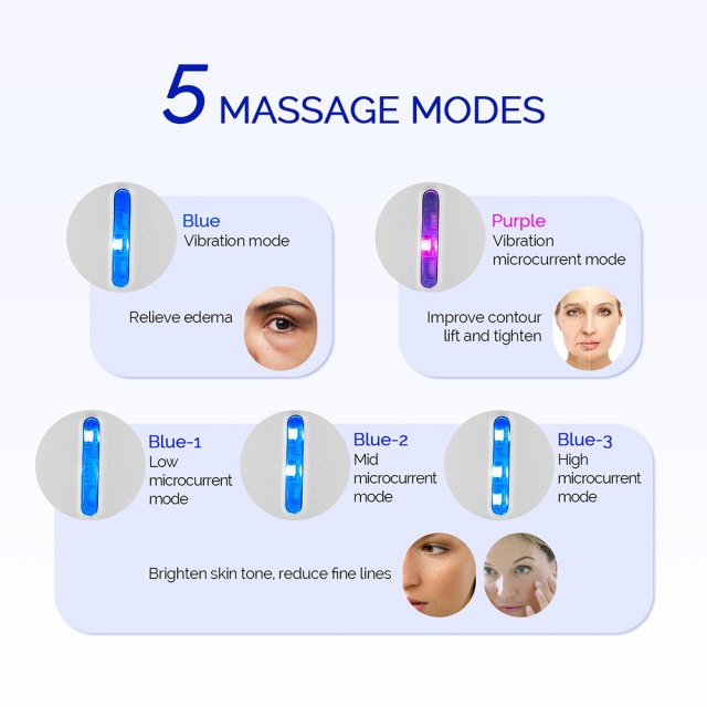 Microcurrent Facial Roller Massager for Skin Tightening, Lifting & Wrinkle Reduction - Image 5
